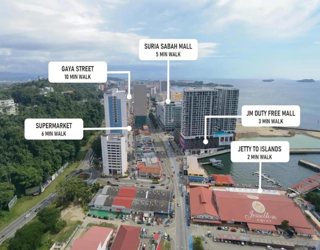 Apartment Jesselton Quay Coral Seaside 12 *